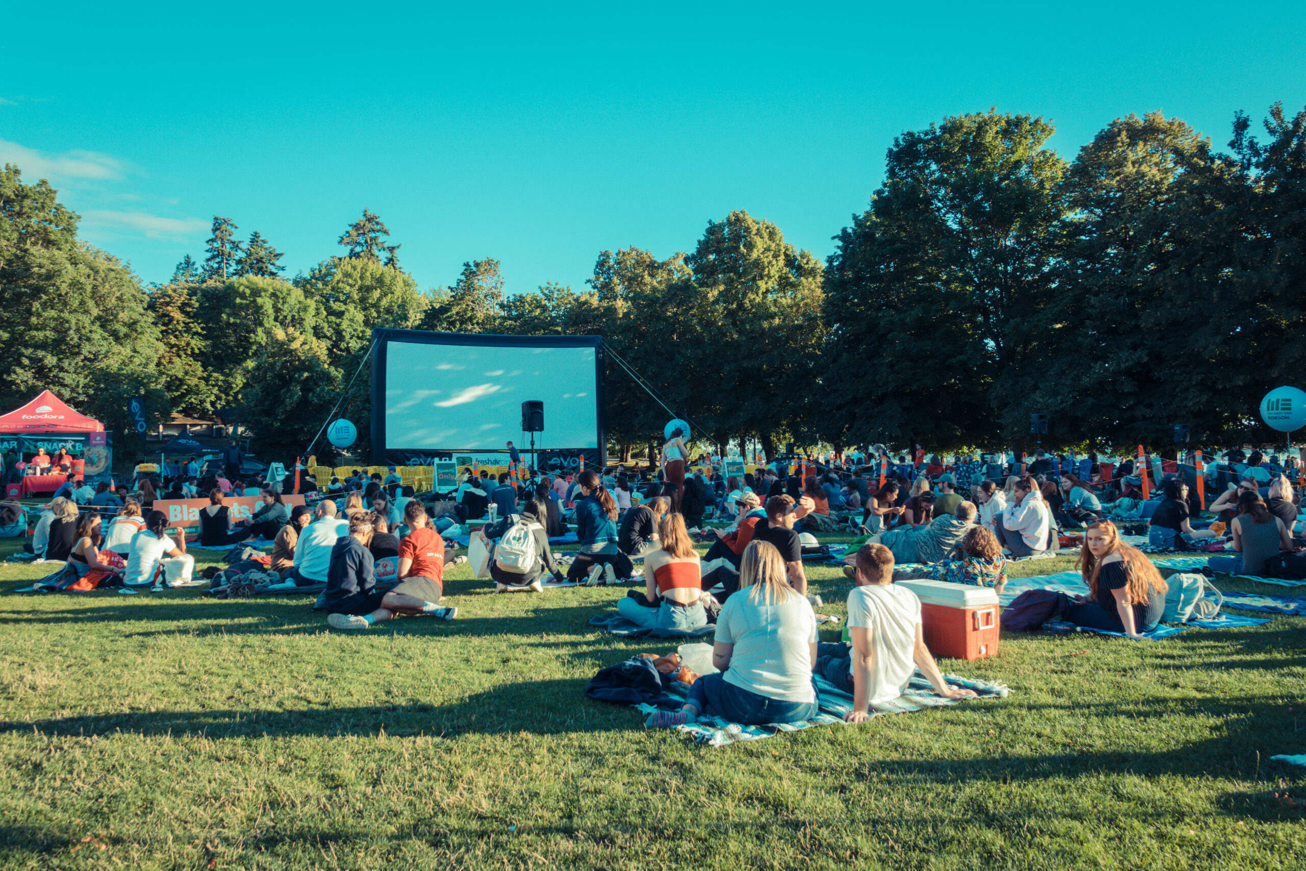 A sponsored outdoor event to enhance brand awareness